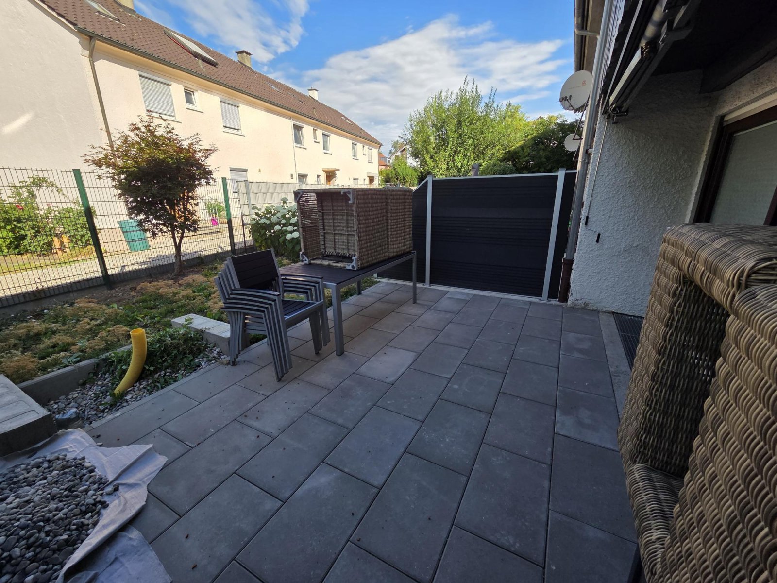 Terrasse von Zimmer 5 begehbar